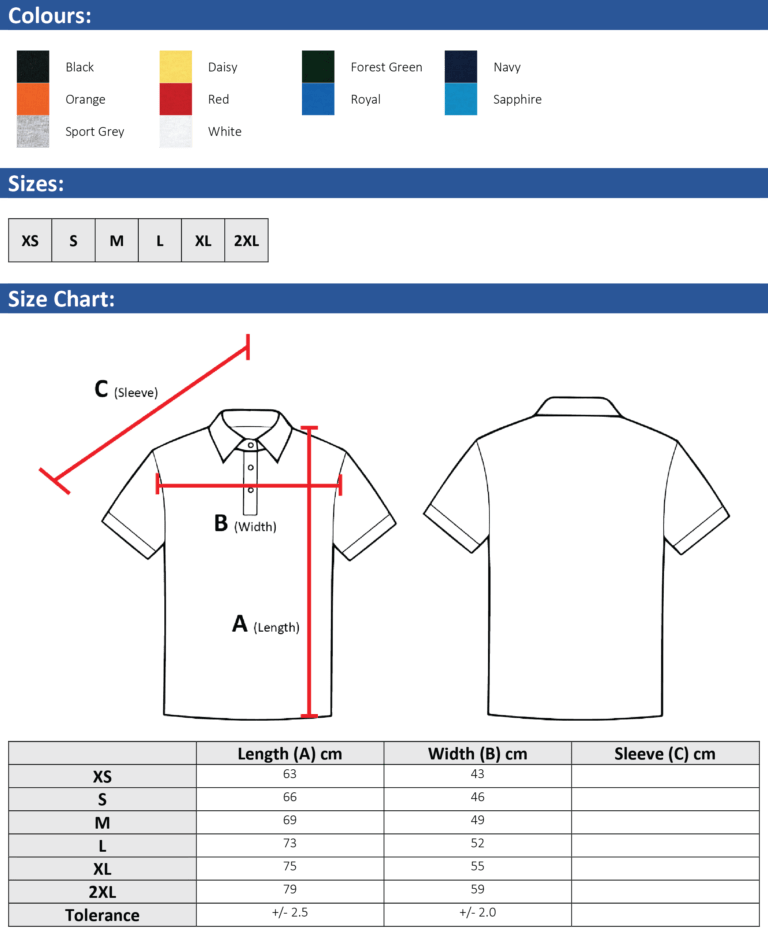 Gildan - Polo Shirt Premium Cotton 6.5oz (6800) - Easy Embroidery Company